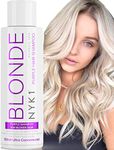 PURPLE SHAMPOO For Blonde Hair (500ml) Silver Shampoo For Blonde Hair Grey Hair Bleached Hair Blue Shampoo Blonde Toner For Bleached Hair - No Yellow Shampoo Platinum Blonde Shampoo