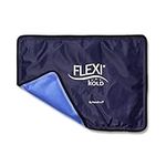 FlexiKold Reusable Gel Large Ice Pack with Velcro Straps – Cold Compress Gel Cold Pack for Injuries – Flexible Medical Ice Wrap for Back, Shoulders, Legs, Knees, Sciatica, Muscle Pain – Large