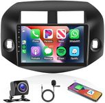 Android Car Stereo for Toyota RAV4 2007-2011 with Wireless Apple Carplay, Rimoody 9 Inch Touch Screen Car Radio with GPS Navigation Bluetooth FM HiFi WiFi Android Auto Backup Camera