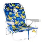 Tommy Bahama Beach Chair, Polyester, Yellow Pineapple