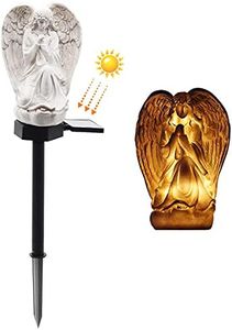 WAYDA Solar Light Outdoor Angle for Cemetery, LED Waterproof Angel Lamp, Solar Angel Lights for Garden, Balcony, Yard, Memorial Gifts