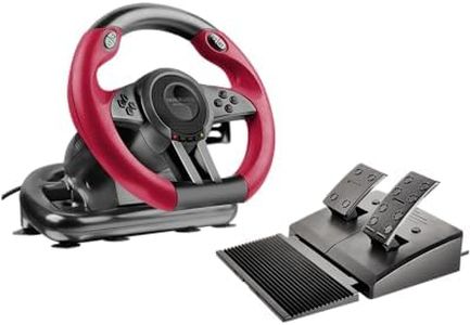 Speedlink TRAILBLAZER Volant de course - volant de jeux pour PS3/PS4, Xbox Series X/S/One, Nintendo Switch et PC, volant pc avec levier de vitesse, avec retour de force, noir-orange