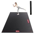 HAPBEAR Large Yoga Mat-7'×5'(213×152cm), Non-Slip, Ultra Durable, 0.31''(8mm) Thick Workout Mats for Home Gym, Large Exercise Mat for Fitness, Yoga, Pilates, Stretching, Push-ups, Gymnastics