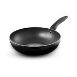 Tower T700316 SmartStart Gourmet 28cm Aluminium Wok with Easy Clean Aeroglide Non-Stick, Long Lasting, Induction Compatible, Oven Safe, PFOA Free