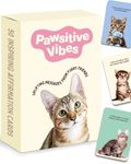 50 Positive Affirmation Cards for Cat Lovers - Emotional Support Gifts for Cat Moms with Daily Stress Relief Messages to Reduce Anxiety | Calming Mindfulness Cat Gifts for Women | Cat Gift for Adults