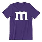 Promotion & Beyond M Halloween Team Costume Funny Party Men's T-Shirt, Purple, Medium