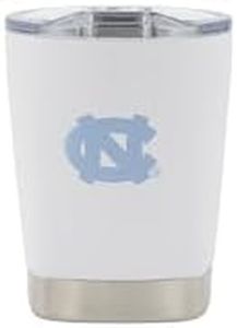 Decorvo NCAA 12 oz. Stainless Steel Tumbler - Perfect Wine Glass, Whiskey Glass for Game Day (North Carolina)