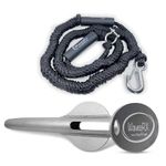 WAVESRX Beach Anchoring Bundle for Boats & Pontoons | 18" WaveCobra Aluminum Spike Stern Anchor + 7ft AnchorMate Bungee (Stretches to 25ft) | Ultra-Light Patented Design Keeps Boats Securely Anchored