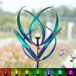 Cyan Oasis 82 inch Wind Spinners Ou