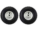 Easy Shopping® Set of 2 10" Pneumatic Wheels for Sack Trucks/Trolleys/Wheelbarrows