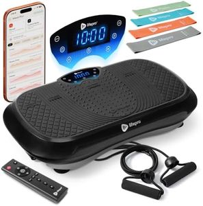 Lifepro Waver Plus Vibration Plate Exercise Machine with Smart Mobile App | Powerful 200W Motor, 99 Speed, 10 Preset, Compact Design — Advanced Vibration Plate for Lymphatic Drainage, Full Body Workout