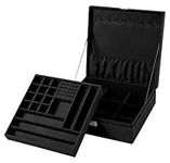 Sodynee Two-Layer Lint Jewelry Box 