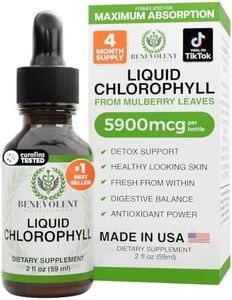 Benevolent Chlorophyll Liquid Drops for Internal Freshness, Peppermint