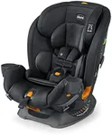 Chicco OneFit ClearTex All-in-One, Rear-Facing Seat for Infants 5-40 lbs, Forward-Facing Car Seat 25-65 lbs, Booster 40-100 lbs, Convertible| Obsidian/Black