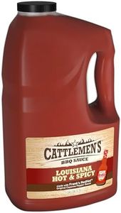 Cattlemen's Louisiana Hot & Spicy BBQ Sauce, 1 gal - One Gallon Container of Spicy Barbeque Sauce Made with Ripe Tomatoes, Best on Shrimp, Chicken Tacos, Meatballs and More