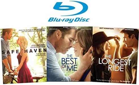 3-Film Nicholas Sparks Trilogy - Safe Haven/ The Best of Me/ The Longest Ride (Blu-ray + DVD)