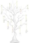 Nuptio White Christmas Tree Branch Artificial 22.8 inch Tall Manzanita Tree Centerpiece Wedding Centerpieces for Tables, Decorative Ornament Display Tree Branches for Decoration Weddings (1 Pc)