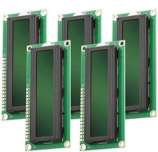 AZDelivery 5 x HD44780 1602 LCD Modul Display 2x16 Zeichen mit grünem Hintergrund und schwarzen Zeichen kompatibel mit Arduino und Raspberry Pi inklusive E-Book!