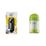 Godrej aer Smart Matic - BLUETOOTH ENABLED Automatic Air Freshener Kit, Alive 225ml (134g) & Automatic Air Freshener Refill Pack - Fresh Lush Green (225 ml)