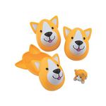 Oriental Trading 13936582 Dog-Shaped Puppy-Filled Plastic Easter Egg 12-Pieces