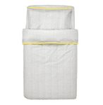 ledieu® KLAMMIG (3PC babycot Set) Bed Linen Set for Baby cot; New Born Baby Bed Set; Baby Quilt Cover; Baby bedsheet