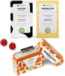 Ultimate Addition & Subtraction Math Mastery Flash Cards Bundle: 722 Equations (All Facts 0-12) for Engaging K-3rd Grade Learning - Fact Family & Single-Fact Cards, Color-Coded, Graphic Illustrations