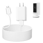 Paodekua Charging Cable for Ring Indoor Cam (2nd Gen), 16.5FT/5M USB-A to Micro USB Power Adapter Charger Cable for Ring Indoor Camera, Not for (1nd Gen)