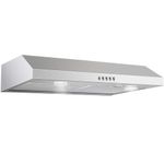 SNDOAS Under Cabinet Range Hood 30 inch,Ductless Range Hoods with Button Control,3-Venting Kitchen hood,Stainless Steel Vent Hood,Under Cabinet 30 inch Range Hood,Hood Vents for Kitchen 3 Speeds