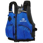Owntop Women & Men Swim Vest for Kayaking & Paddle Sports, Adjustable Swimming Vest for Adult, Large Armhole Swim Jacket with Waist Strap for Fishing & Boating (Blue, M/L)