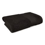 Trident Soft Comfort Air Rich 100% Cotton Towels for Bath, 500 GSM Large Size Bathroom Towels for Men/Women, 1 Piece Bath Towel (69cm x 137cm), Black