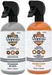 Ranger Ready P2Pak Permethrin + Picaridin 20% Tick & Insect Repellent, Scent Zero, 24 Fl Oz. (Pack of 2)