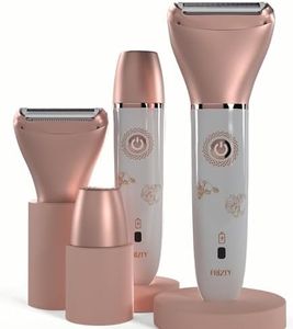 Frizty 2 in 1 Face & Body Trimmer for Women | 2 Heads- Bikini Trimmer & Shaver, Face Trimmer, Full Body Trimmer | Facial Hair Remover For Women | Epilator For Women | Rechargeable| Hair Remover For Women | 1 Year Warranty