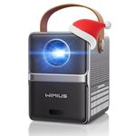 [Electric Focus] Mini Projector with 5G WiFi and Bluetooth, WiMiUS 1080P Portable Projecteur, Outdoor Movie Projector, 300" Screen, Home Theater Projector Compatible with iOS/Android/TV Stick/HDMI/PS5