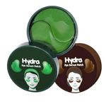 Hydra Eye Serum Patch| Treats Dark Circles, Fine Lines And Wrinkles | Enriched With Collagen And Aloe Vera Extract (ALOE AND COFFEE)