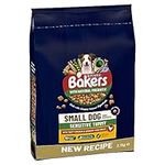 BAKERS Small Dog Sensitive Tummy with Tasty Chicken and County Vegetables Dry Dog Food 2.7kg, Pack of 4