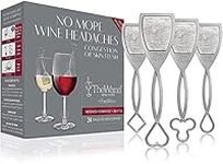 PureWine Wand Filters Stick Histamines and Sulfites - Reduces Wine Allergies & Purifier Stick Aerates Restoring Taste & Purity