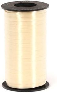 Berwick Splendorette Crimped Curling Ribbon, 3/16-Inch Wide by 500-Yard Spool, Vanilla