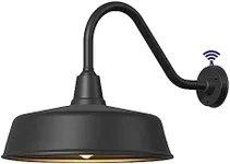 Ytzlvw 21 Inch Large Outdoor Gooseneck Barn Lights from Dusk to Dawn, Extended Arm Classic Farmhouse Wall Mount Gooseneck Lights for Garage, Shop, Porch Lights.