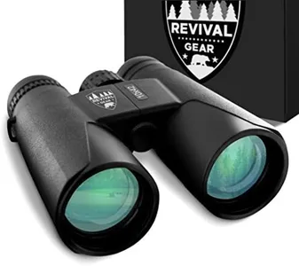 E Tronic Edge Binoculars for Adults - 10x42 Professional Binoculars for Bird Watching, Hunting, Hiking & Travel - Compact Binoculars for Men and Women - Strap and Case Included