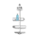 simplehuman Adjustable, Hanging Shower Caddy Plus, Stainless Steel and Anodized Aluminum