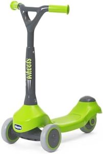 Chicco My First Scooter Trottinette pour Enfants, Trottinette d'éveil pour Enfants, légère et Facile à Transporter, Base antidérapante, 2-4 Ans, 3 Roues caoutchoutées, Max 20 kg, idée Cadeau