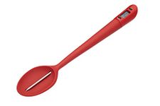 KitchenCraft Sugar / Jam Thermometer Spoon, Silicone, Red, 32 cm