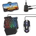 Half Hand Gaming Keyboard and Mouse