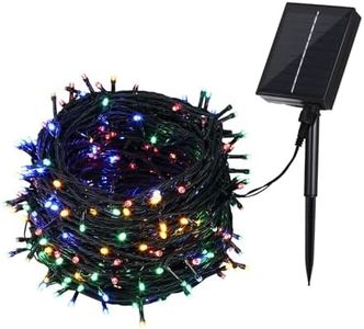 Solar Fairy Lights Outdoor, 22M 200pcs LED Each Solar String Lights Outdoor Waterproof, Solar Twinkle Lights for Garden Christmas Tree Party Wedding Decor(Warm White)