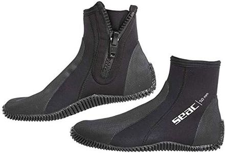 SEAC Standard Neoprene Boot, Black, Small (7/8)