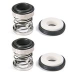 Othmro Mechanical Seal 108-8 for Pump Shaft Water Pumps Shaft Mechanical Sealing Alloy Plastic 2pcs