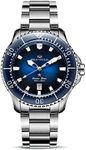 SEA-GULL 2022 New Seagull Ocean Star Wristwatch Diver Men's Automatic Mechanical Watch Outdoor Watch New 40mm Dial Sapphire Crystal, Blue-40mm Dial, bracelet