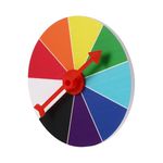 UPKOCH 1pc Lucky Draw Wheel The Wheel 9 Slots Wheel of Fortune Pull Tabs Gambling Tickets Spinners Game Wheel of Fortune Wheel Wall Mount Color Prize Wheel Game Table Set Aldult to Rotate