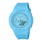 Casio G-Shock GA-2100-2A2DR Blue Analog-Digital Dial Blue Resin Strap Men's Watch Shock and 200M Water Resistant G1521