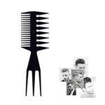 Wide Tooth Comb Men,Mens Hair Combs,Texture Barber Comb,Slick Styling Barbers Appliances,Ergonomic Blending Combs,Stylish Shaped Shaping Hairdressing Tool,Haircut Professional Tools for Hairdresser